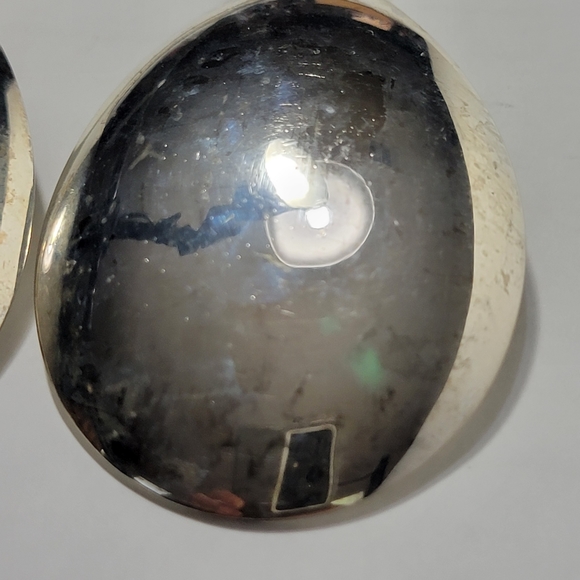 W.A. Silver Plated Spork & Spoon Serving Set Made in Italy 9” Salad, - Picture 5 of 12